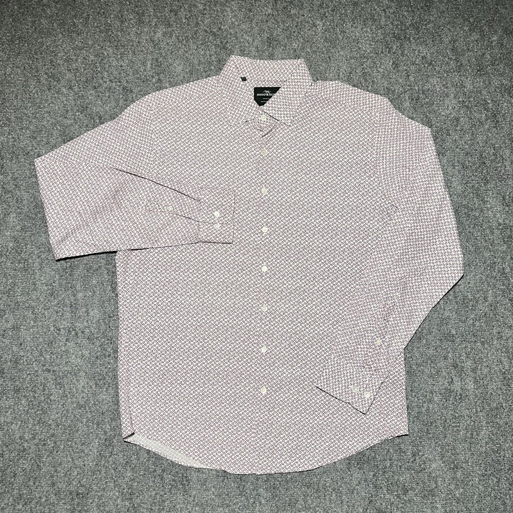 Rodd & Gunn AOP Geometric‎ Large Sports Fit Long Sleeve European Made